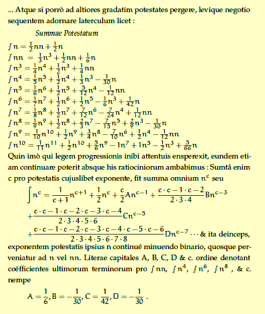 Bernoulli's text